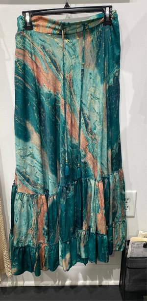Watercolor Maxi skirt