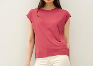 Bamboo mini cap sleeve tee
