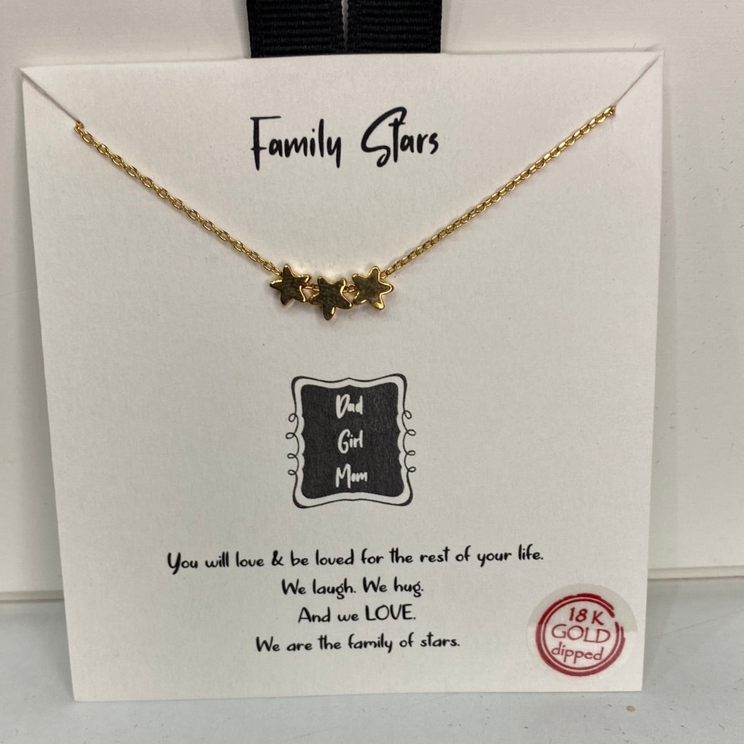 Family Stars statement necklace