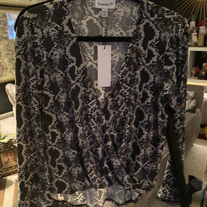 Snake print blouse