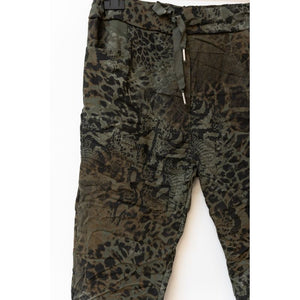 Cheetah print jogger