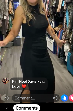 Mesh midi dress (mock neck)