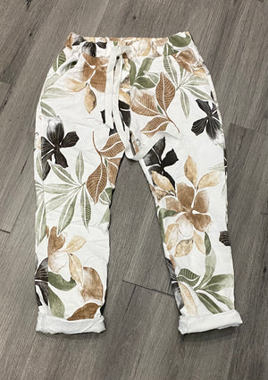 Floral jogger