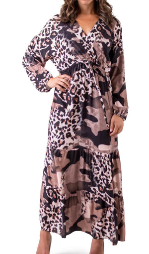 Safari maxi dress