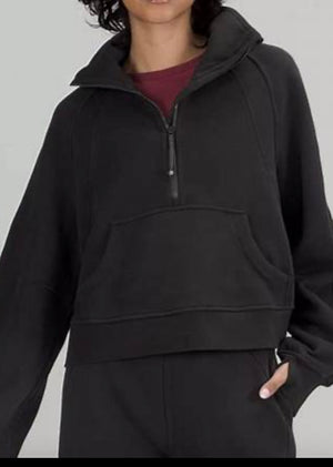 Zip up pullover and Wide leg scuba set