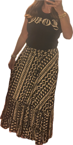 Aztec Maxi skirt