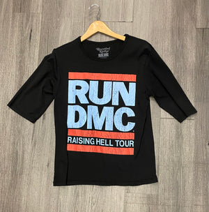 RUN DMC raising hell tour graphic tee
