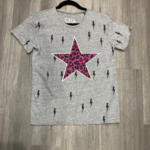 Star bolts graphic tee