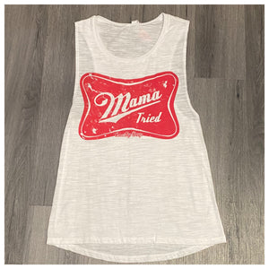 Mama Tried graphic muscle tank