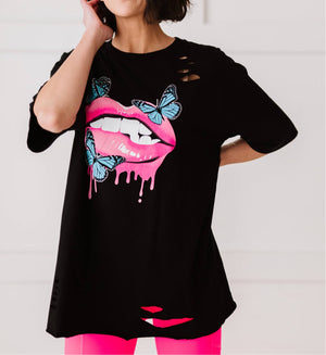 Butterfly graphic tee