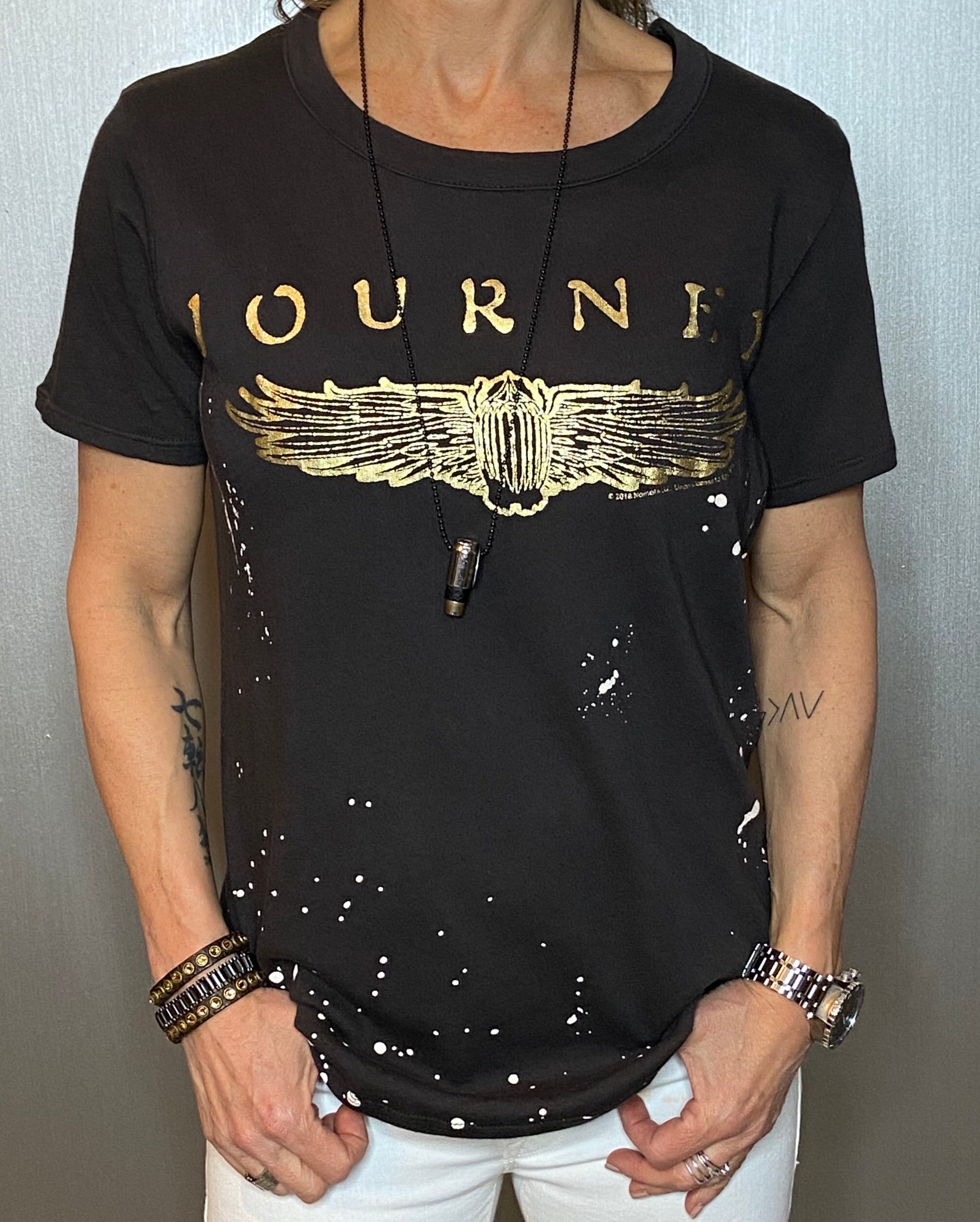 Journey foil graphic tee