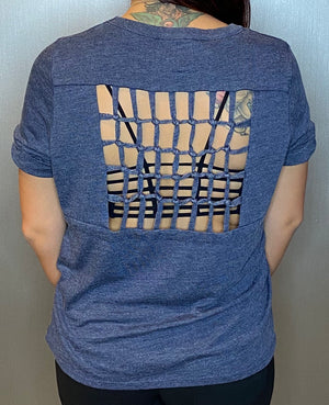 Cage back tee