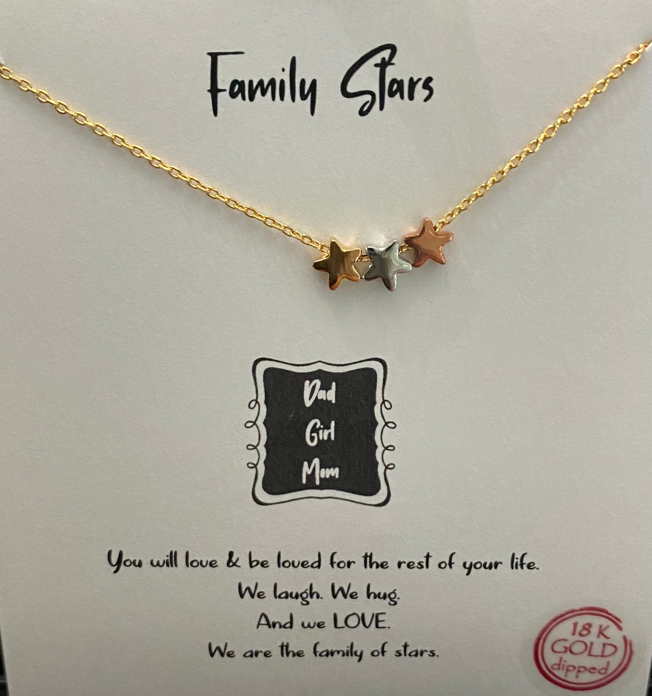 Family Stars statement necklace