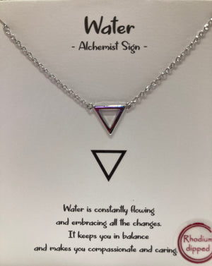 Water statement necklace