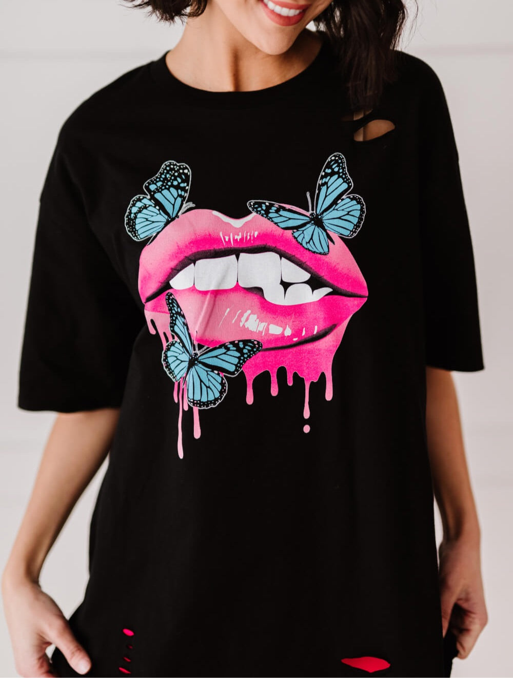 Butterfly graphic tee