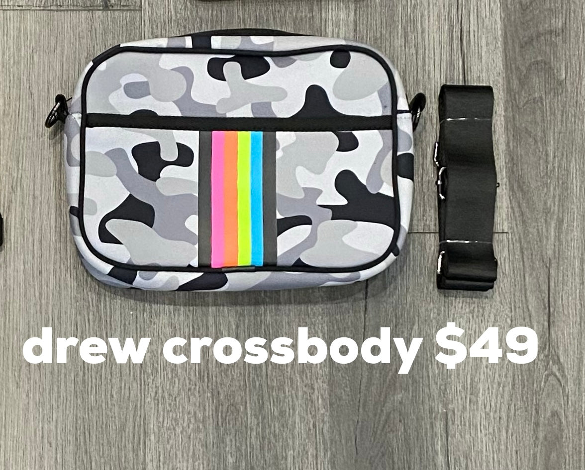 Drew Neoprene crossbody bag