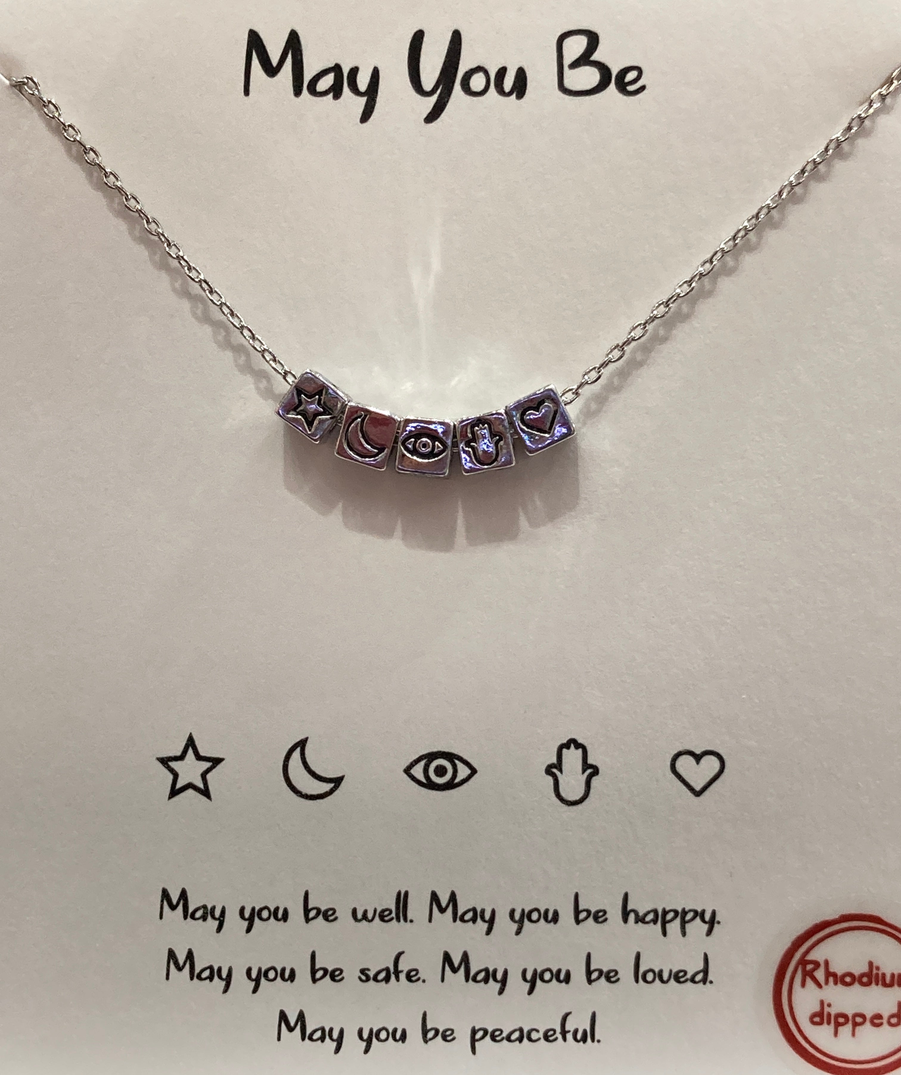 May you be blocks Necklace