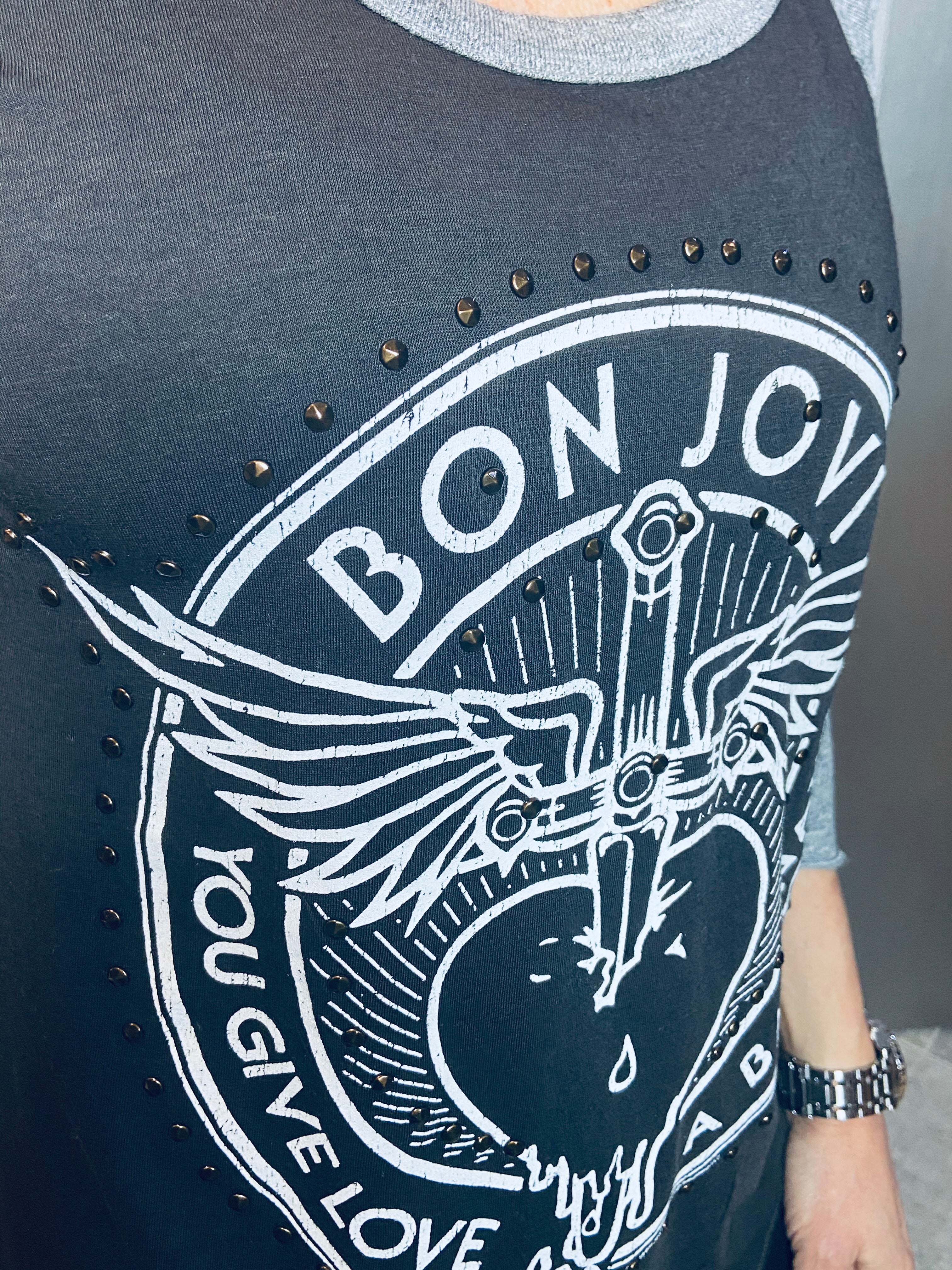 Bon Jovi baseball tee