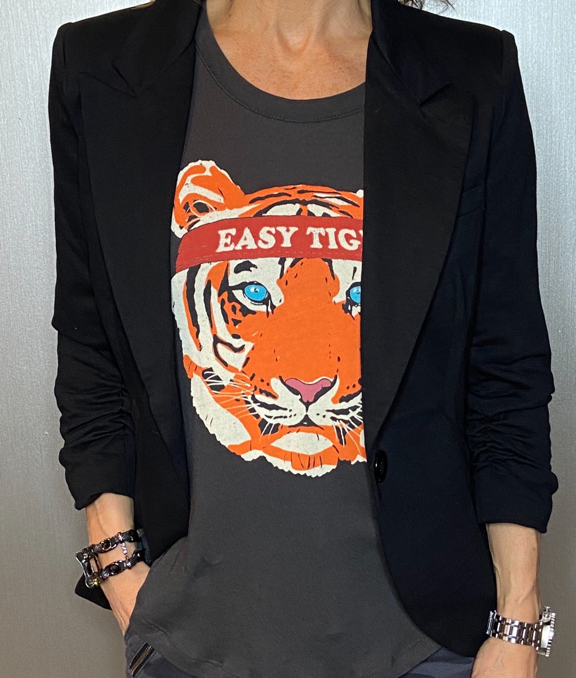Easy tiger graphic tank