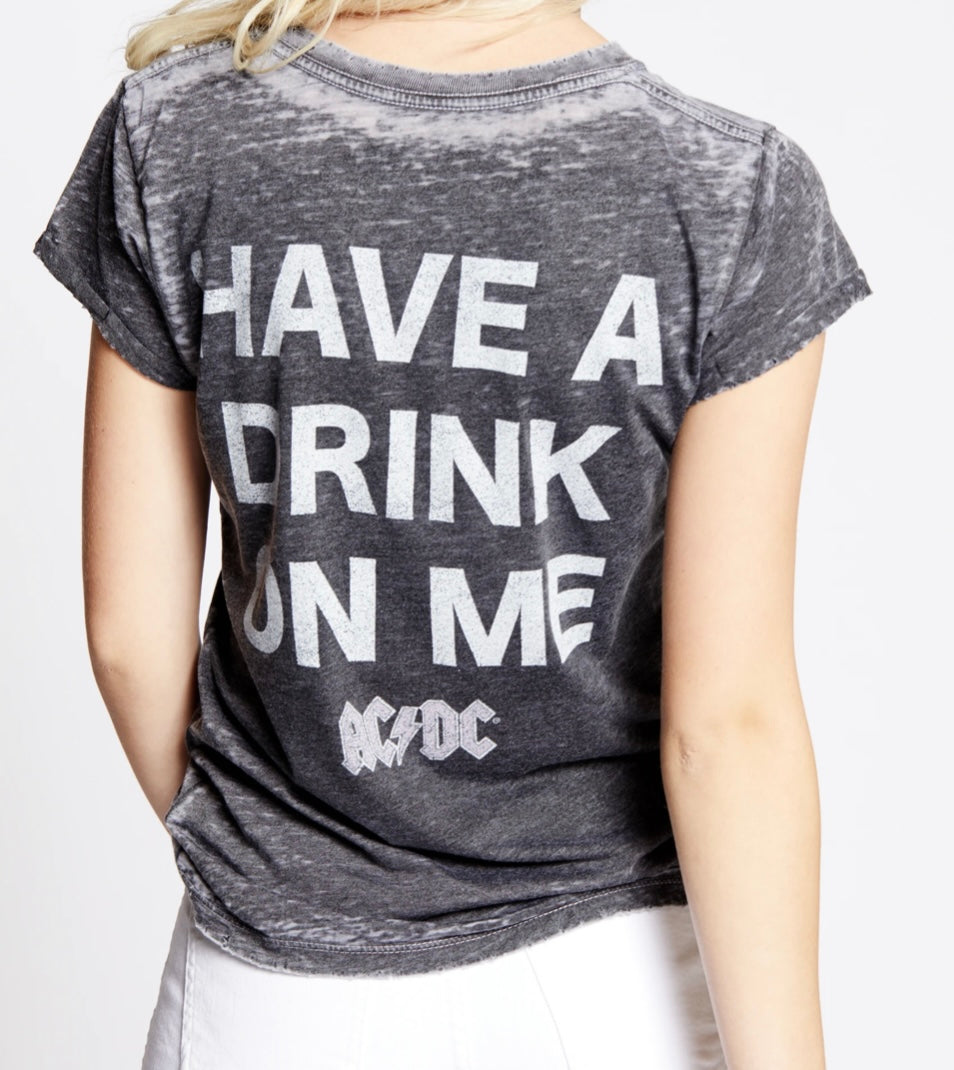 AC/DC Have a drink on me graphic tee