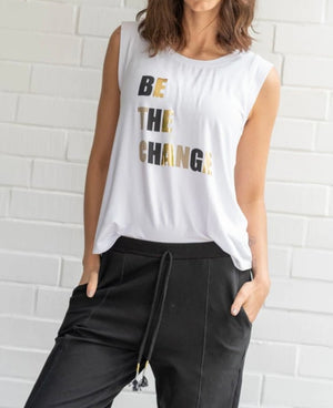 Be the change graphic tee