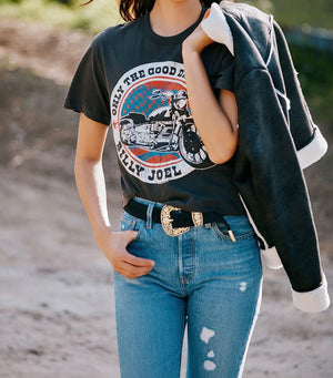Chaser brand Billy Joel  graphic tee