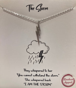 The storm statement necklace