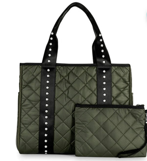 Jamie quilted tote