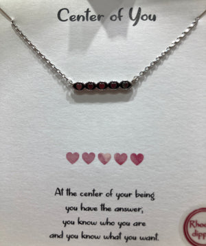 Center of you statement necklace