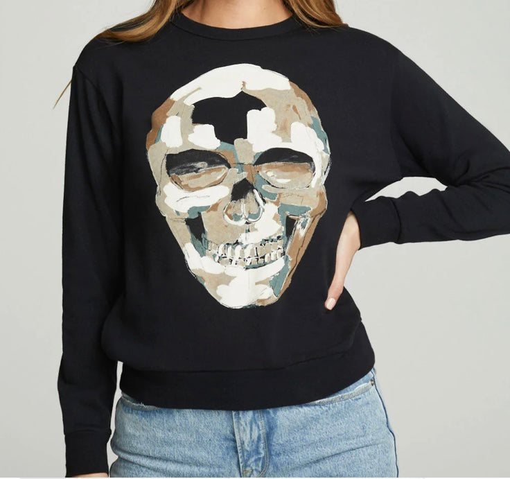 Chaser brand Skull fatigues pullover