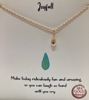 Joyful statement necklace